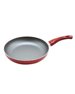 Oster Sato 10 Inch Aluminum Frying Pan in Metallic Red