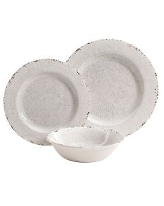 Studio California Melamine Mauna 12 Piece Dinnerware Set