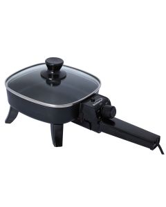 Brentwood 6-8 in. Electric Skillet with Glass Lid